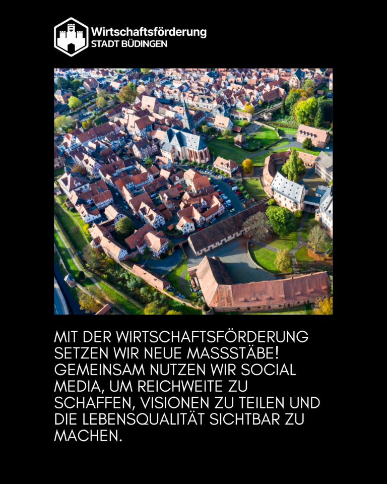 Luftaufnahme von Büdingen aus dem Video der Wirtschaftsförderung